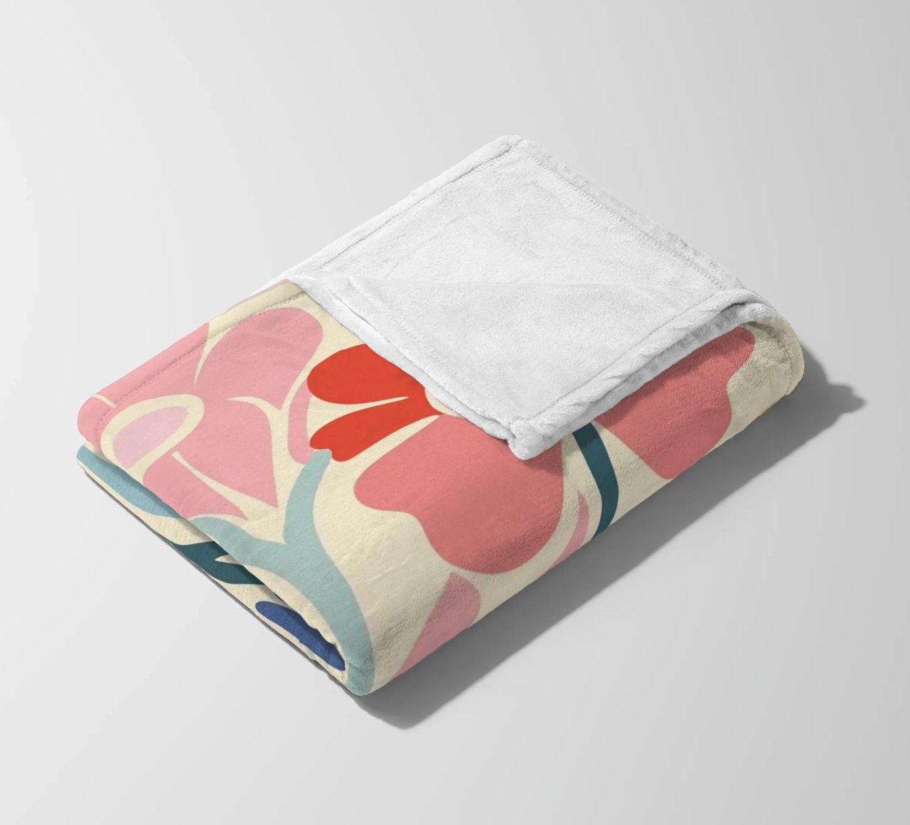 Design a splendore floreale coperta in pile da Whole©