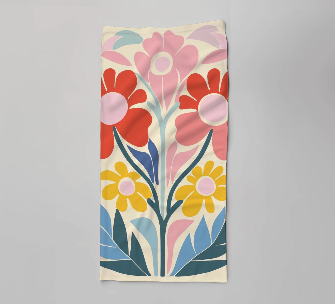 Design a splendore floreale asciugamano da bagno da Whole©