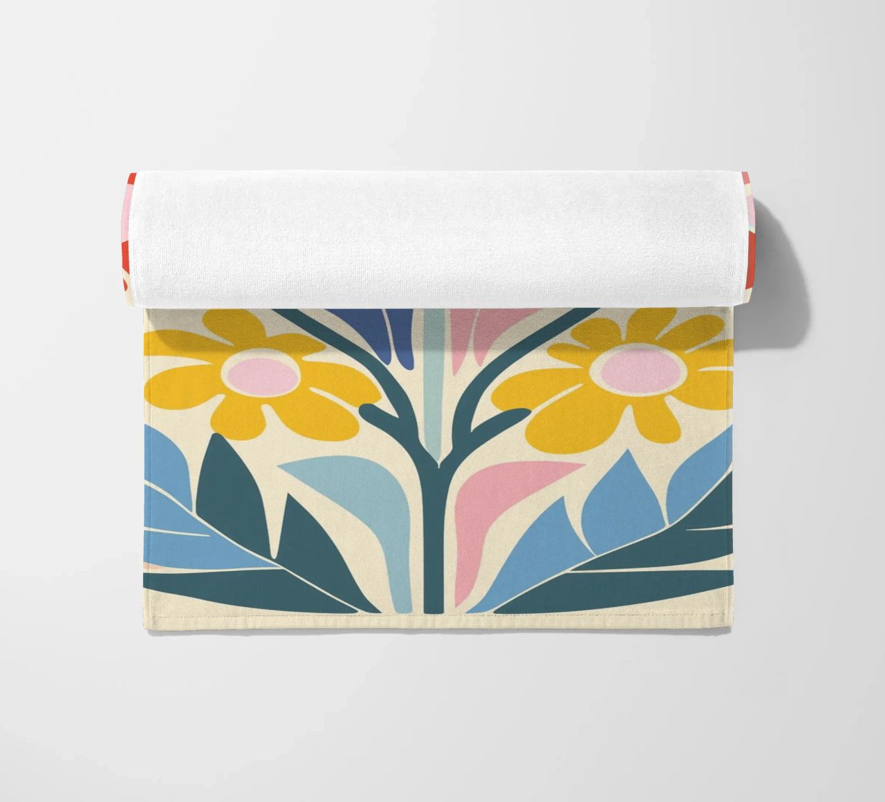 Design a splendore floreale telo mare da Whole©