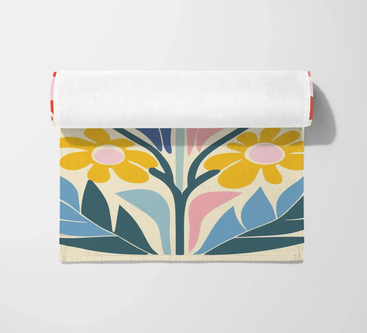 Design a splendore floreale telo mare da Whole©