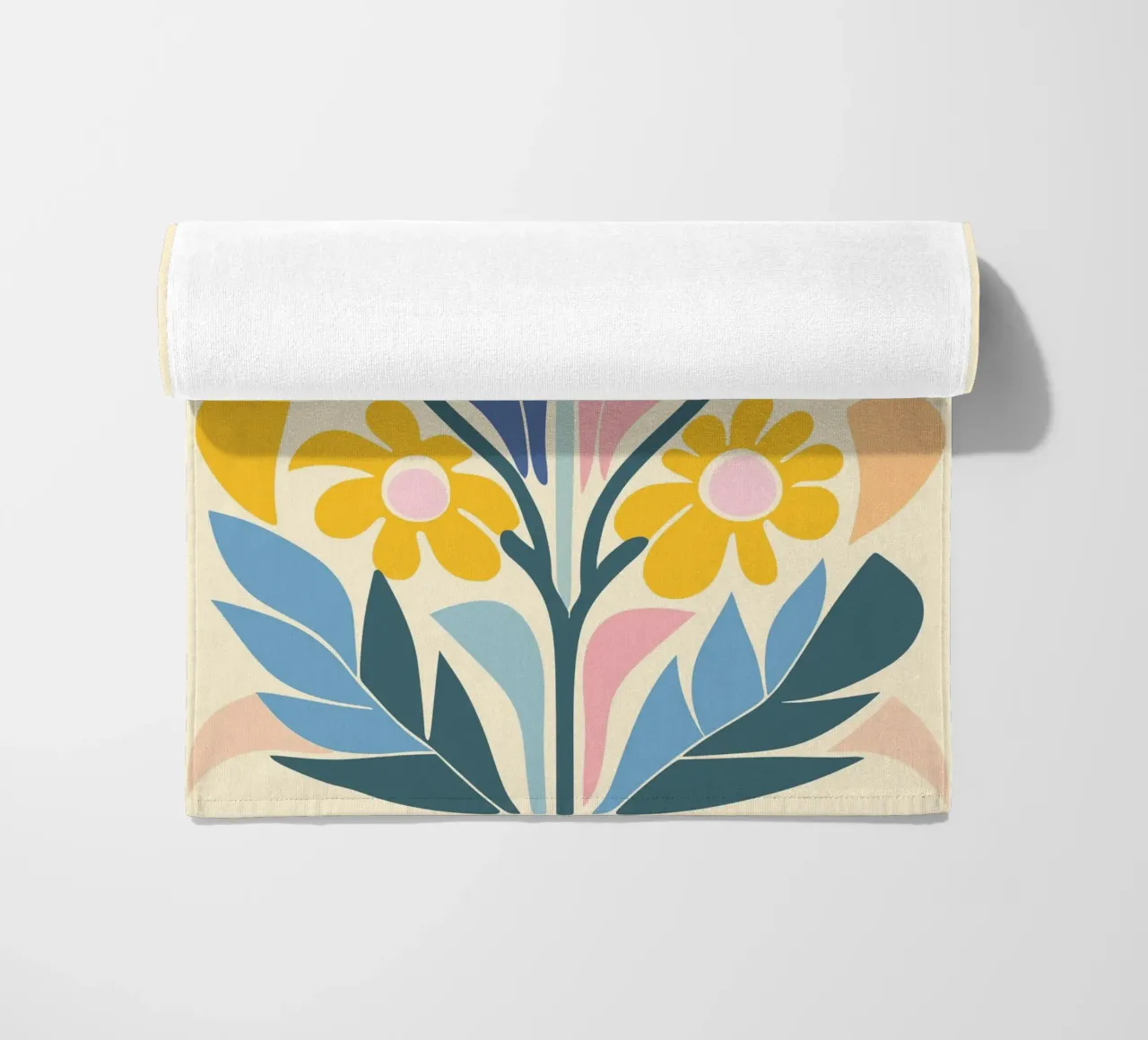 Design a splendore floreale telo mare da Whole©