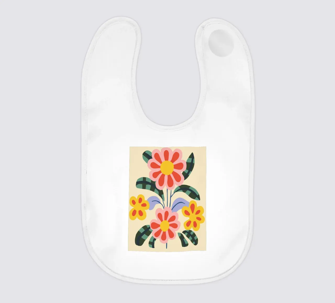 Retro Blumenzauber Babylätzchen von Whole©
