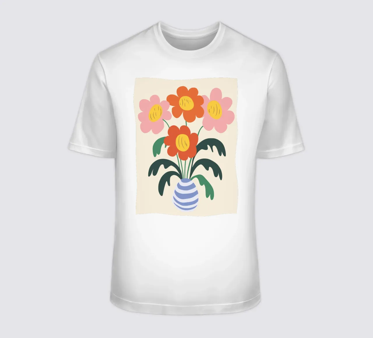 Colourful bouquet of flowers t-shirt by Whole©