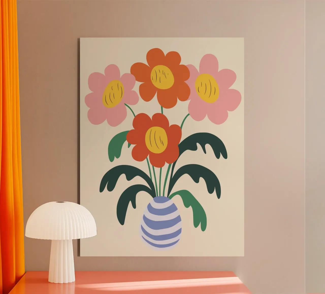 Colourful bouquet of flowers forex plate by Whole©