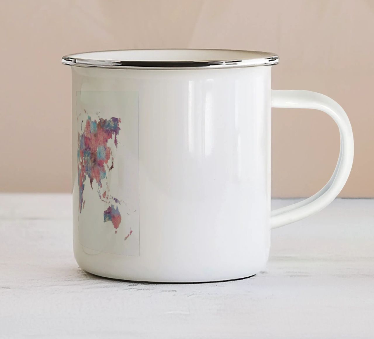 Wanderlust tazza in smalto da Laura O'Connor