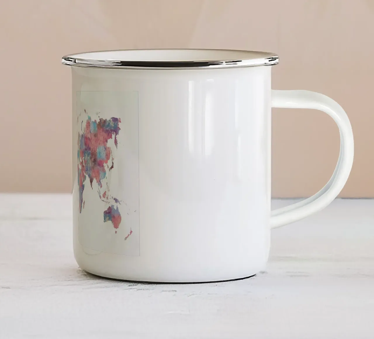 Wanderlust tazza in smalto da Laura O'Connor