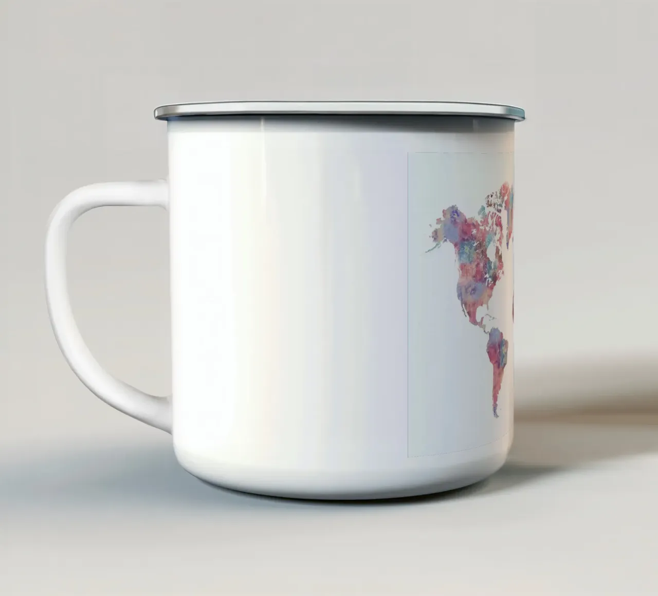 Wanderlust tazza in smalto da Laura O'Connor