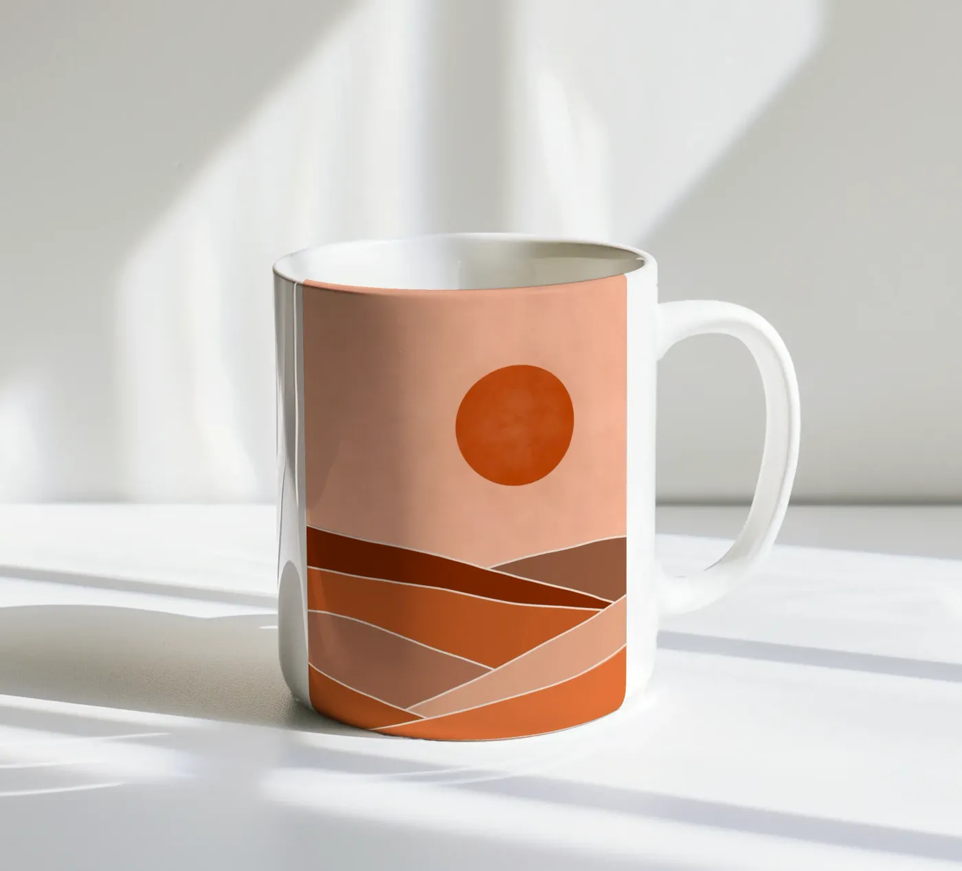 Subtle Fade ceramic mug by Mathudace Créas
