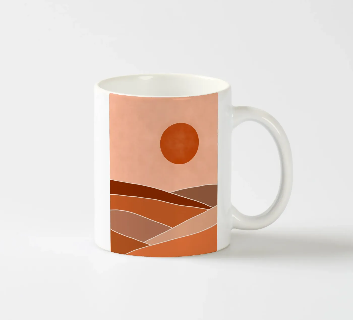 Subtle Fade ceramic mug by Mathudace Créas