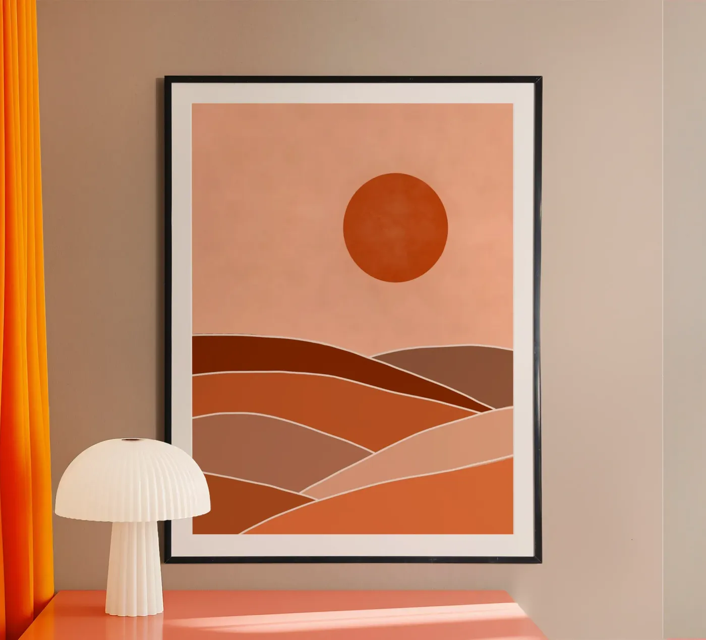 Subtle Fade poster van Mathudace Créas