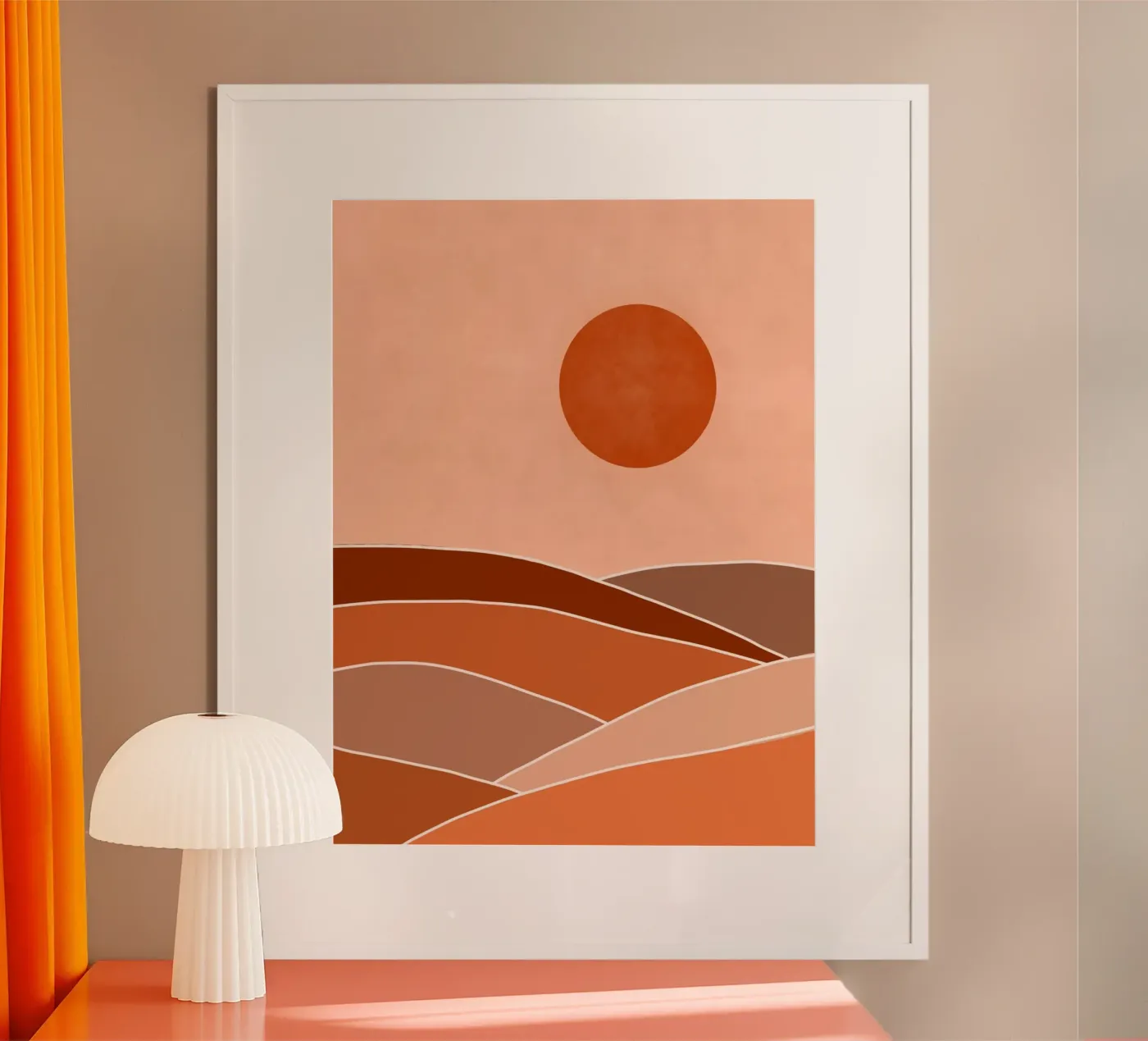 Subtle Fade poster van Mathudace Créas