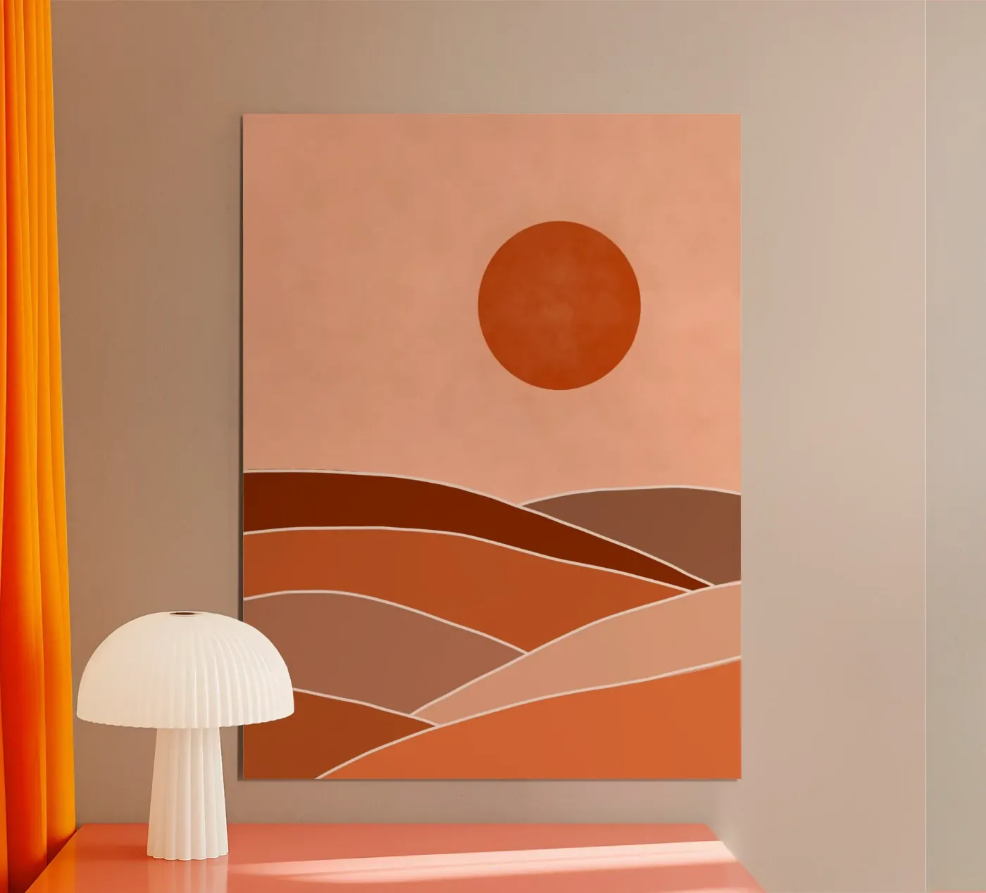 Subtle Fade poster van Mathudace Créas