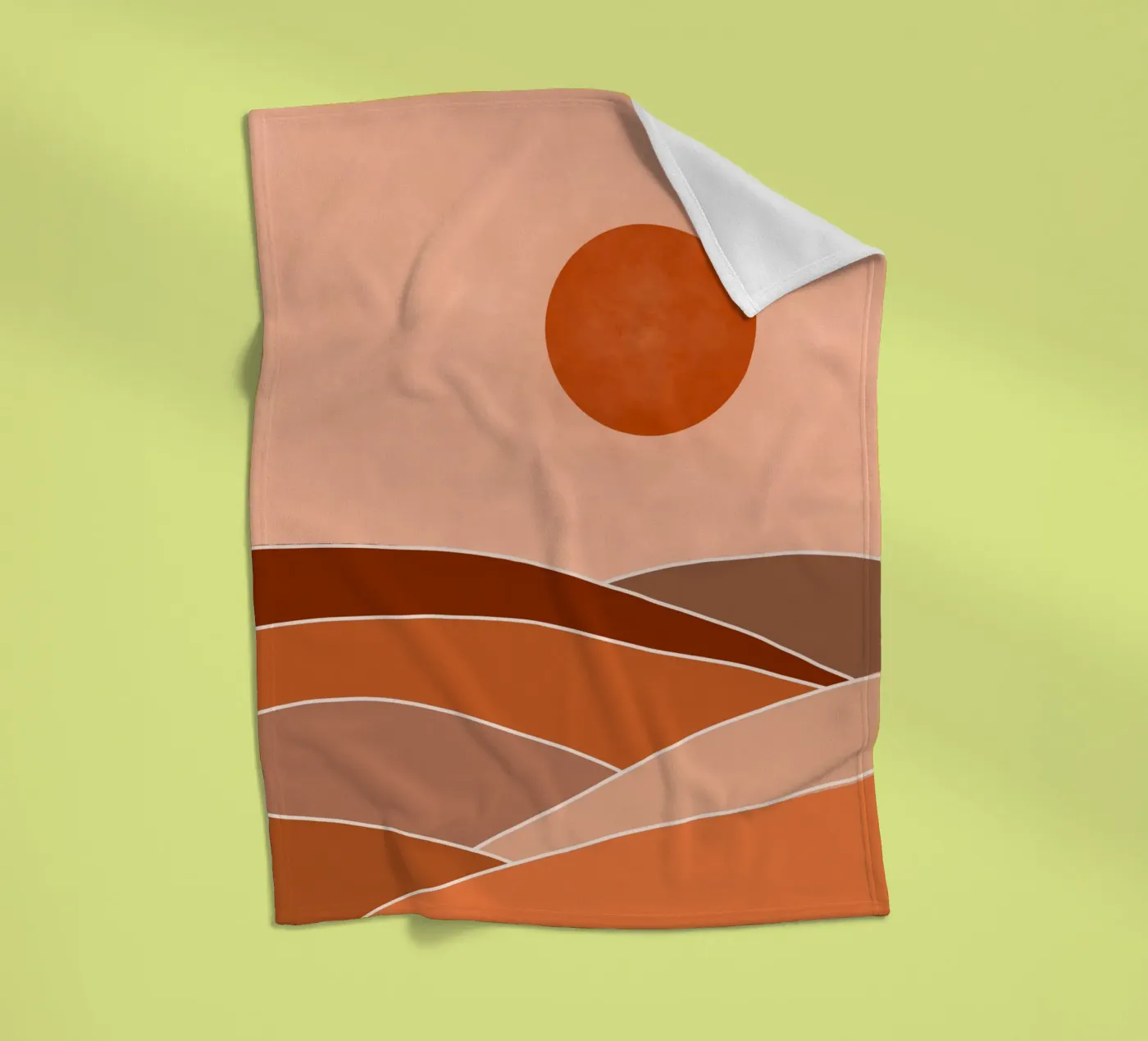 Subtle Fade fleece blanket by Mathudace Créas