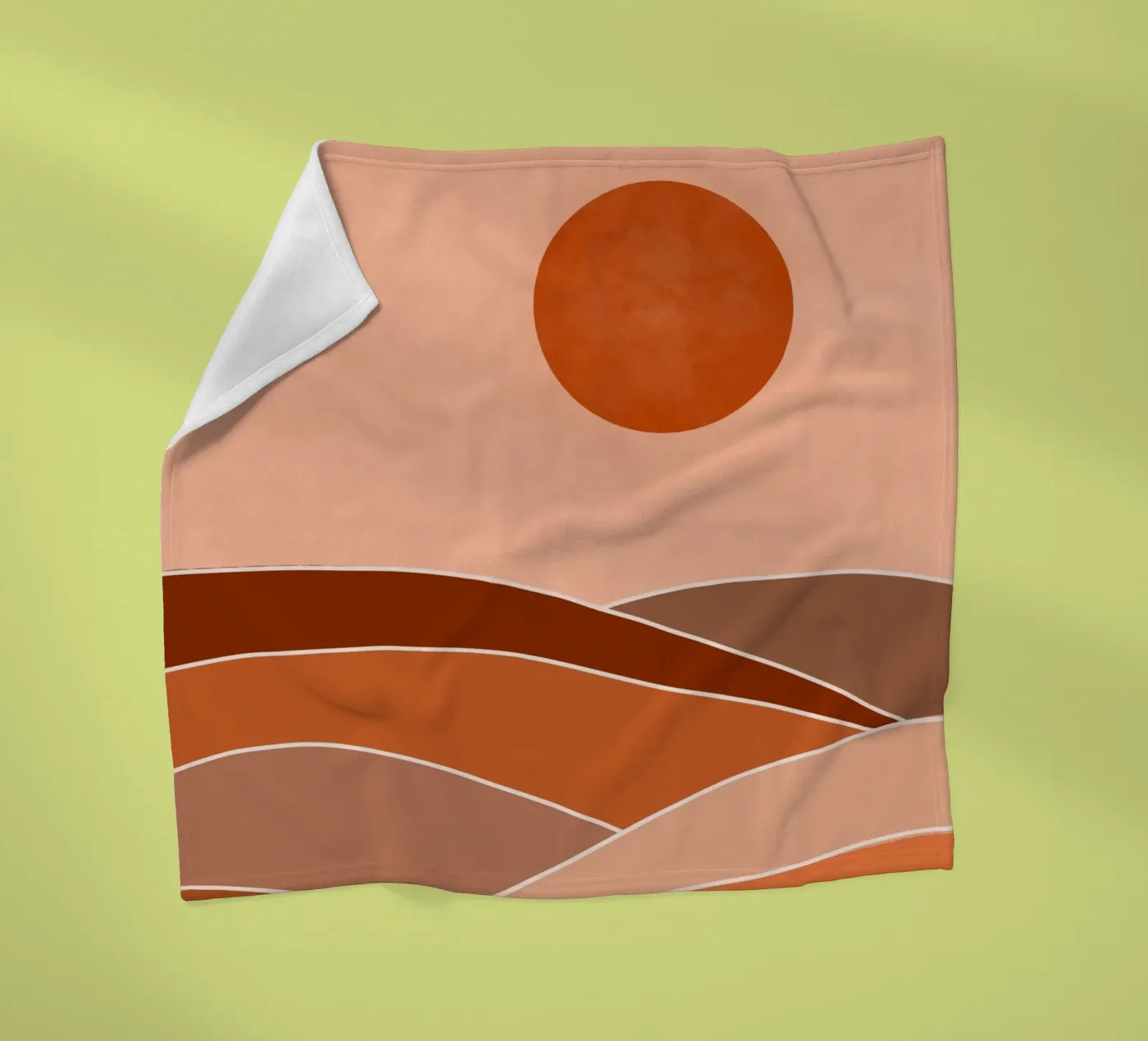 Subtle Fade fleece blanket by Mathudace Créas