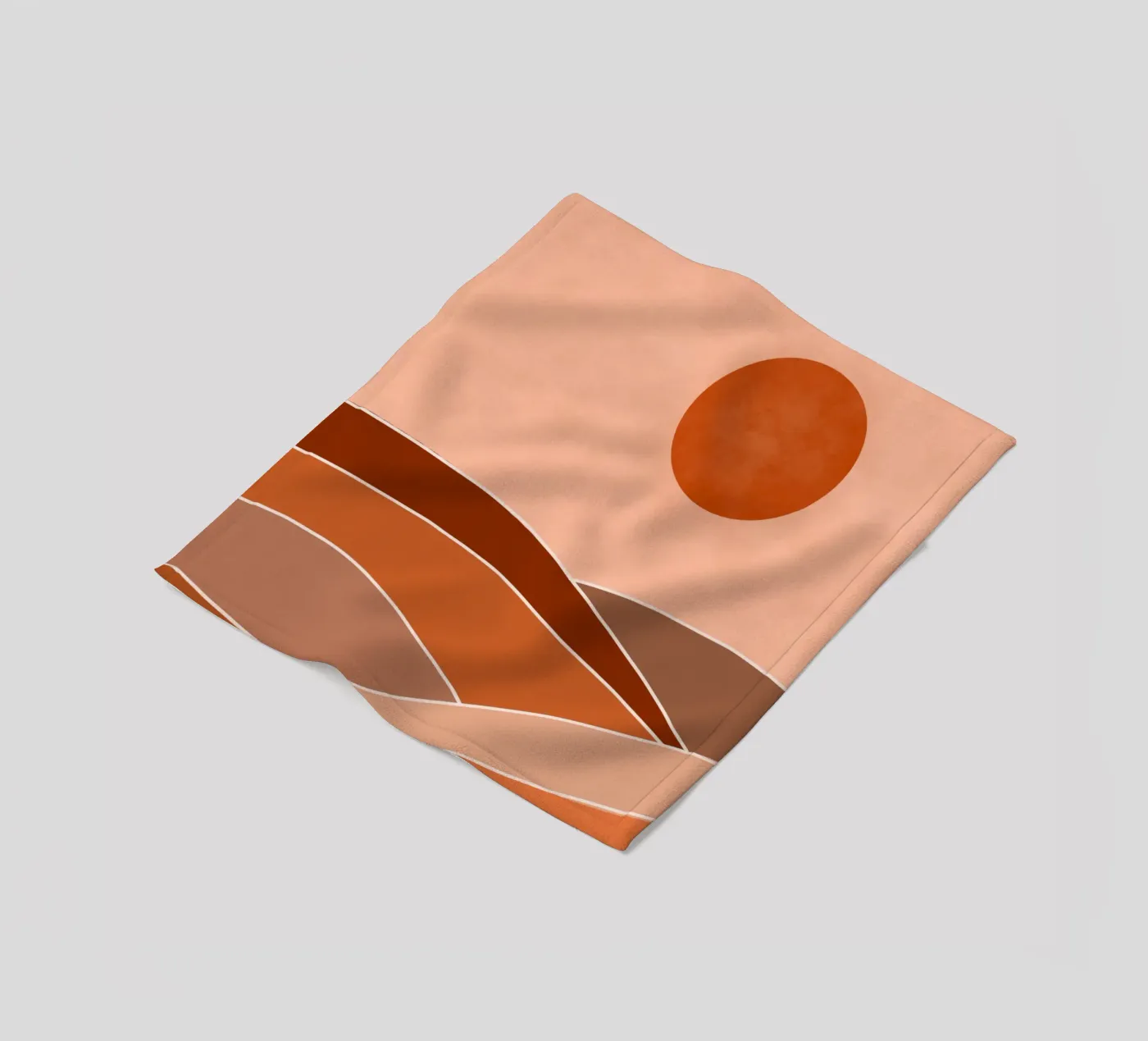 Subtle Fade fleece blanket by Mathudace Créas