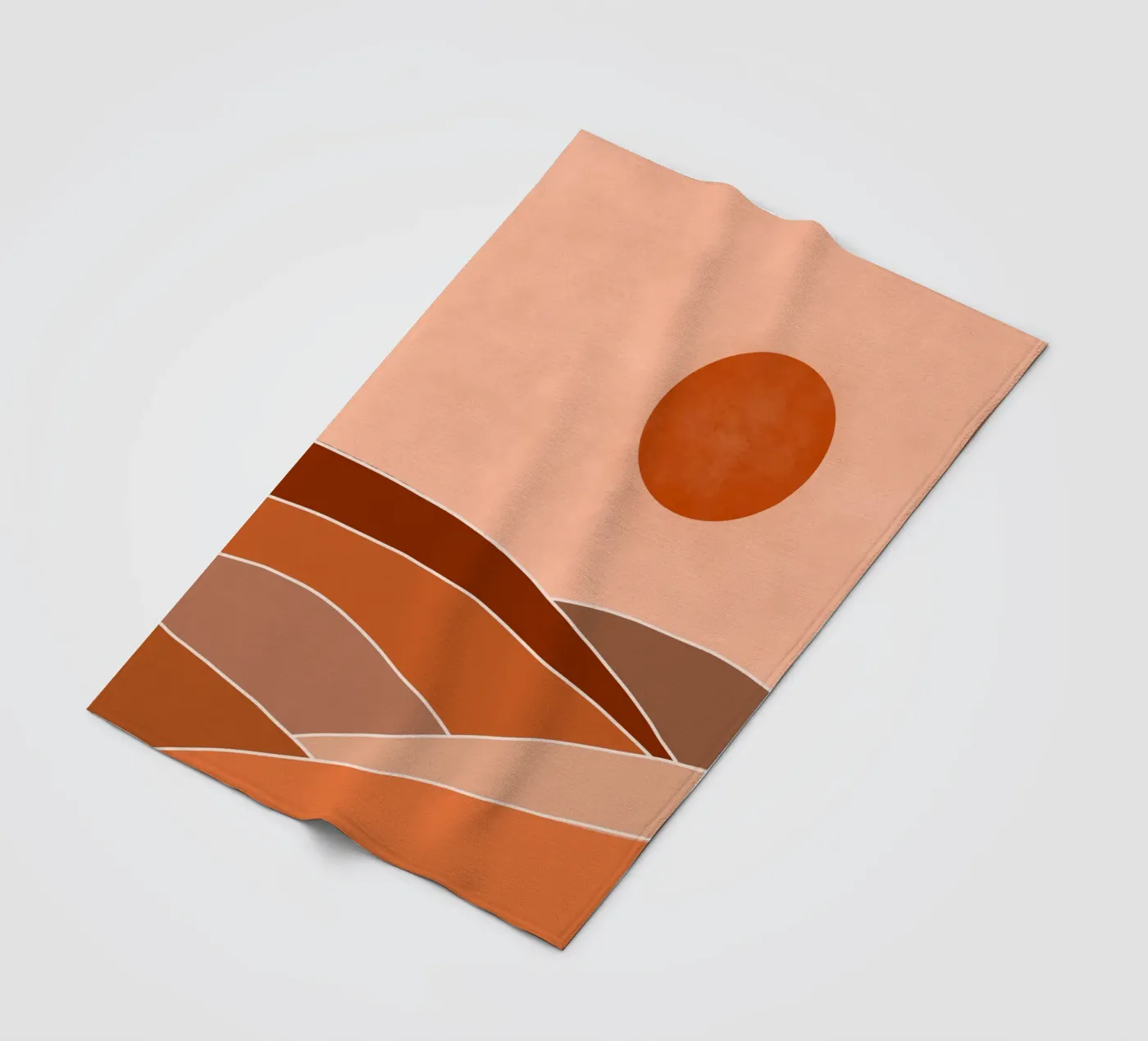 Subtle Fade fleece blanket by Mathudace Créas