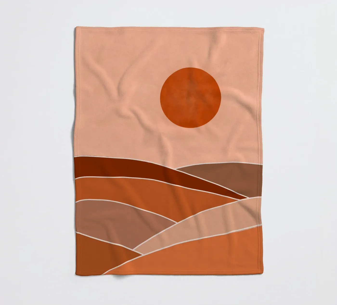 Subtle Fade fleece blanket by Mathudace Créas