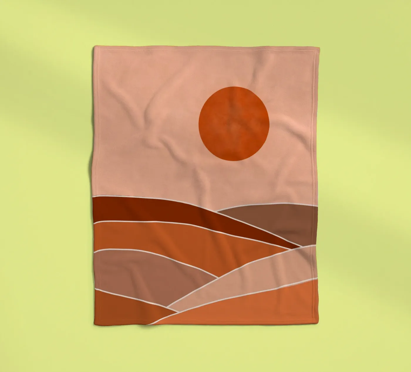 Subtle Fade fleece blanket by Mathudace Créas