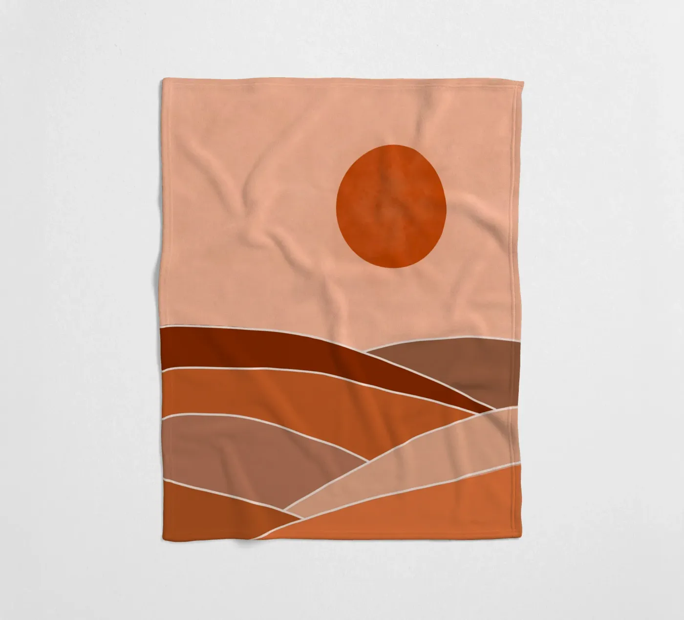 Subtle Fade fleece blanket by Mathudace Créas