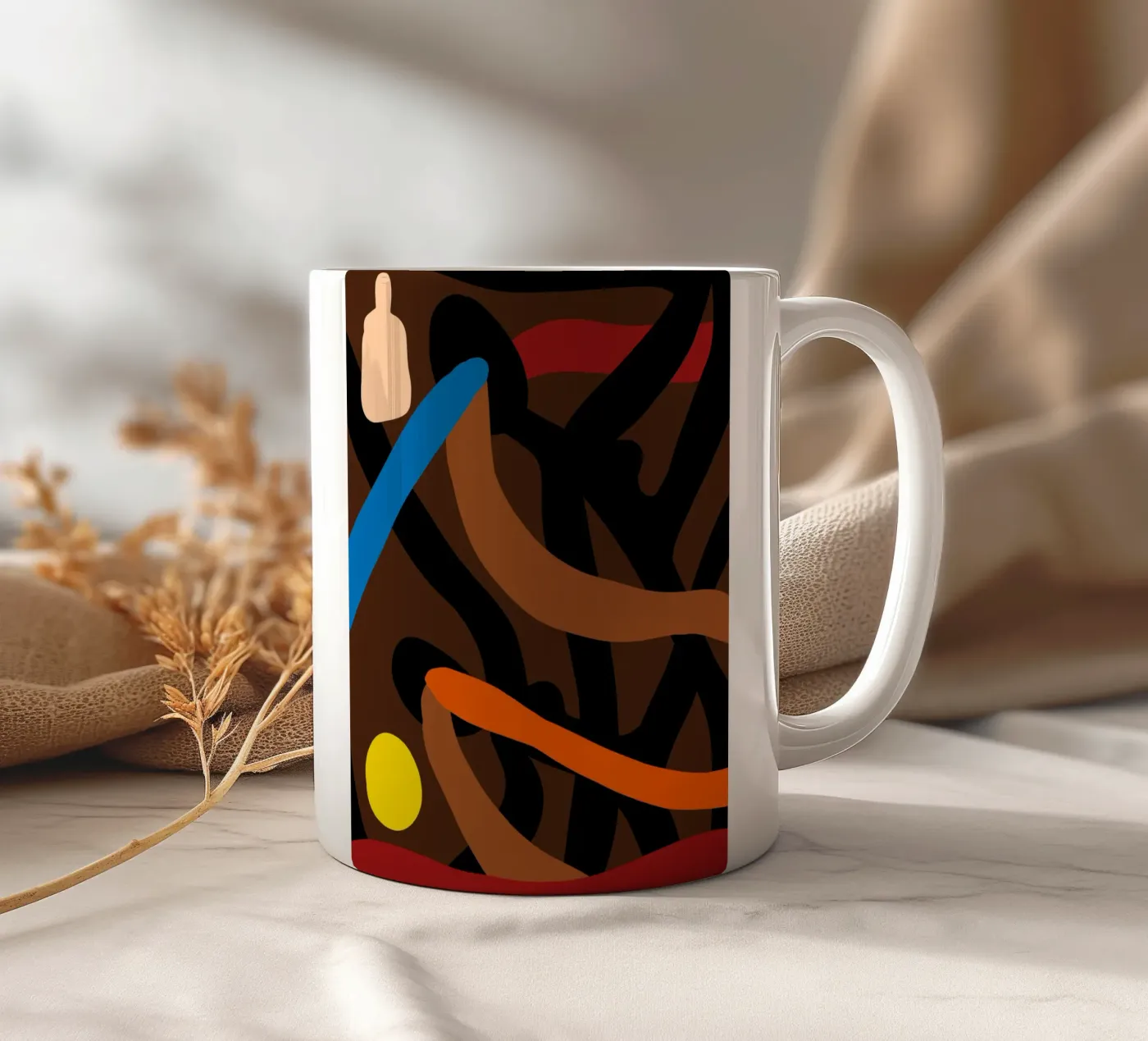 Ghost Thread mug en céramique de Mathudace Créas