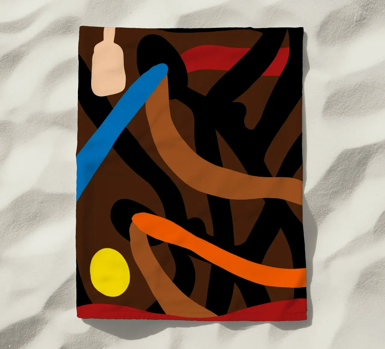 Ghost Thread strandhanddoek van Mathudace Créas