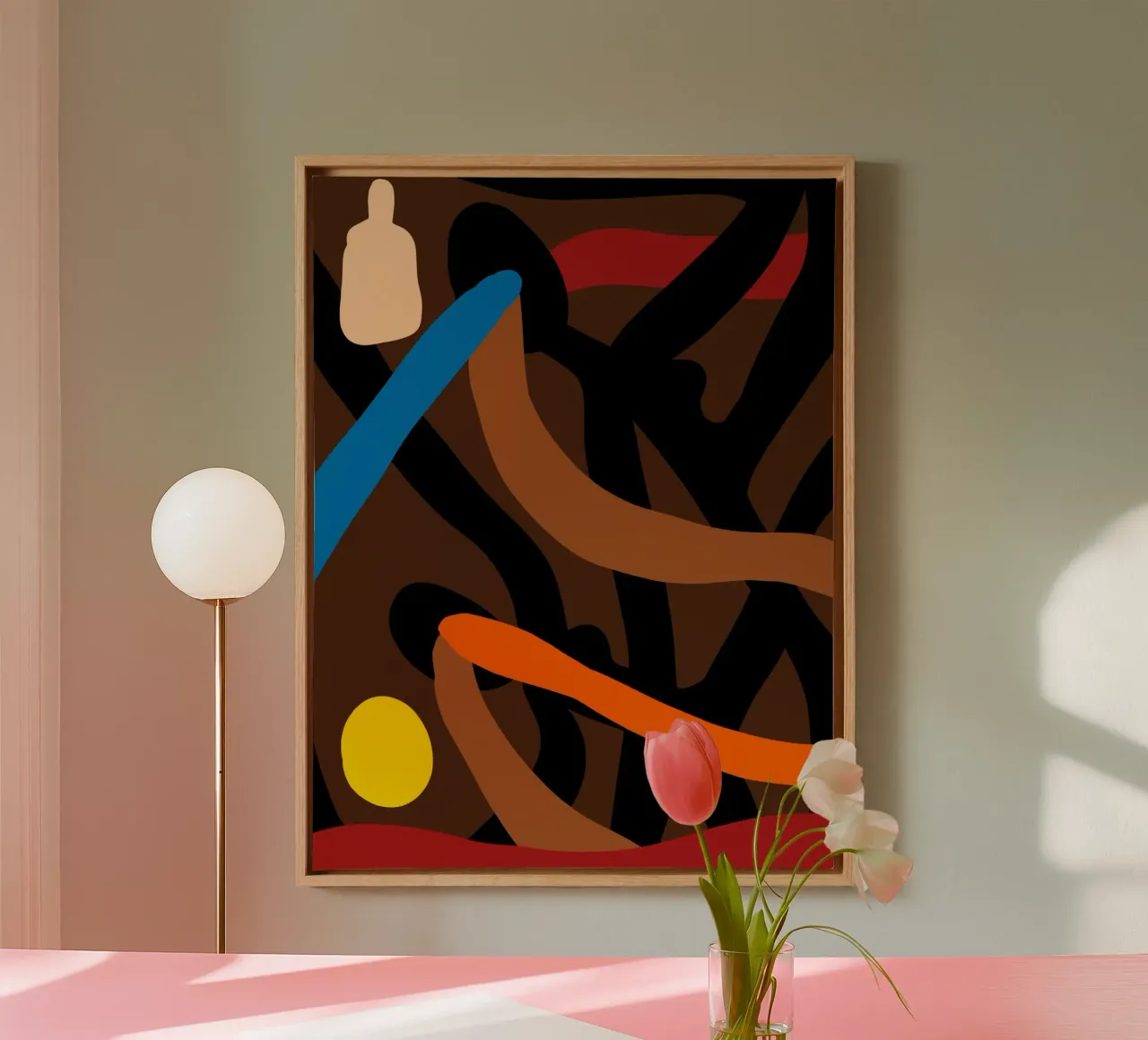 Ghost Thread Leinwand von Mathudace Créas