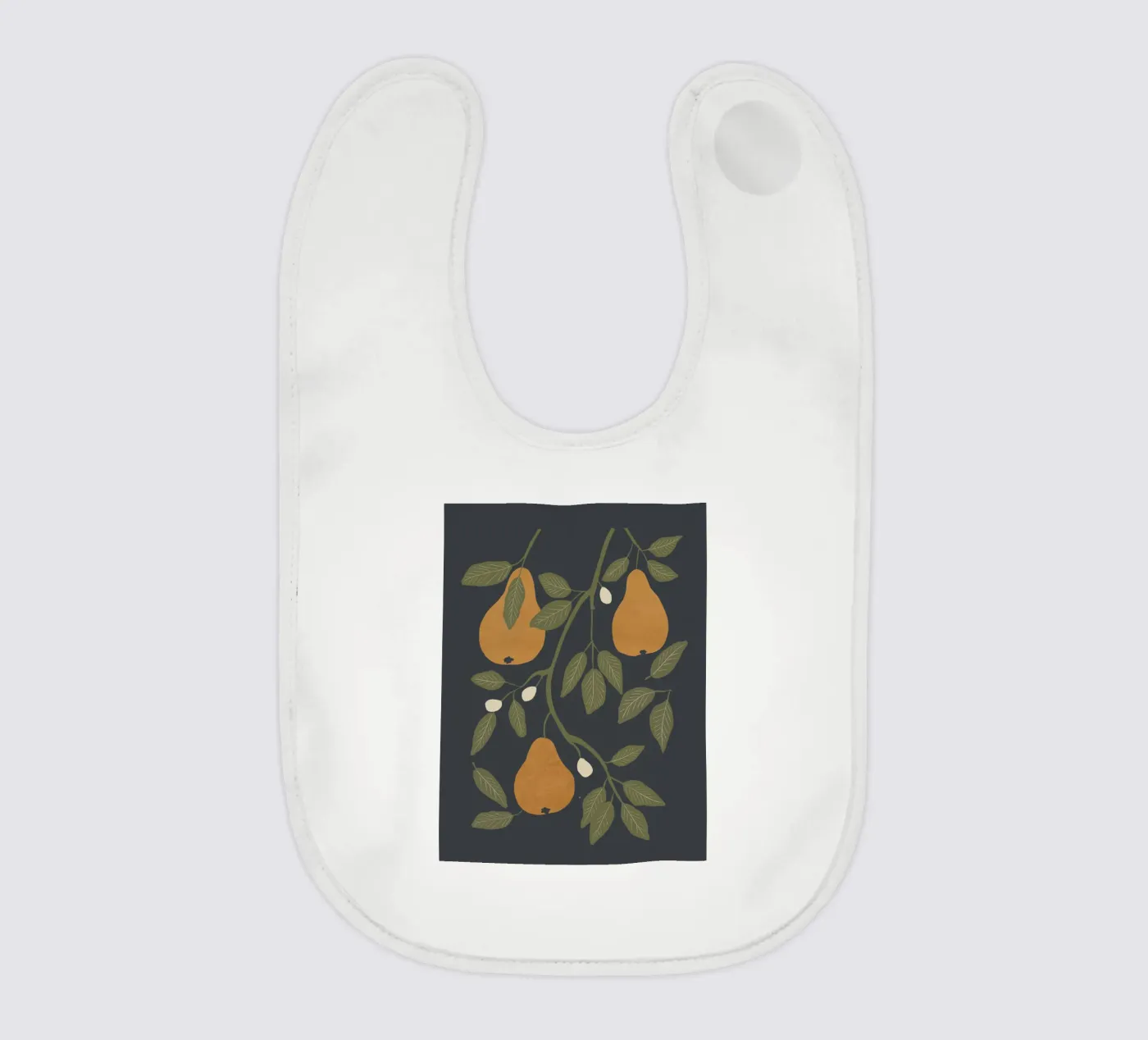 Pears baby bib by ThingDesign