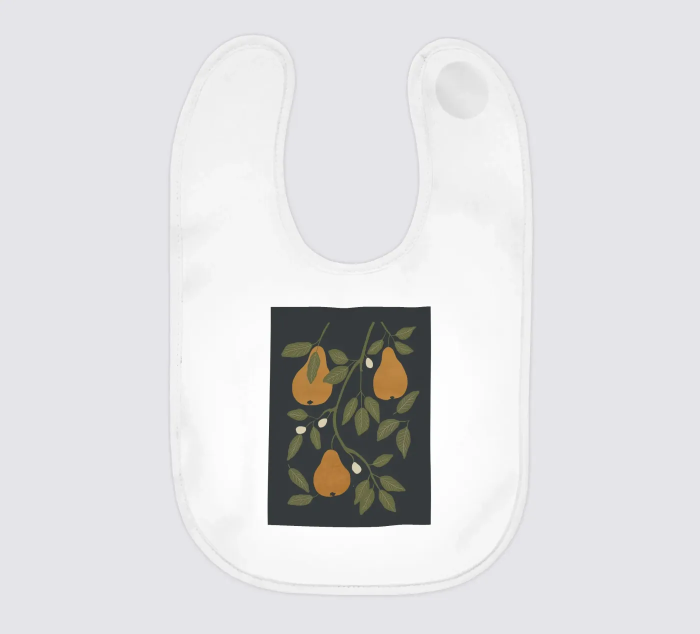 Pears baby bib by ThingDesign
