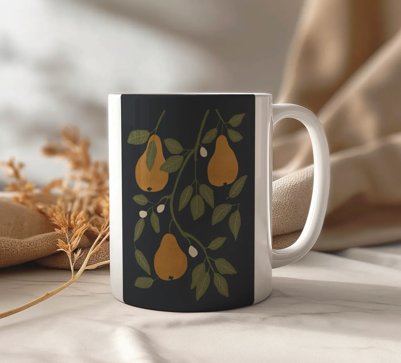 Pears ceramic mug by ThingDesign