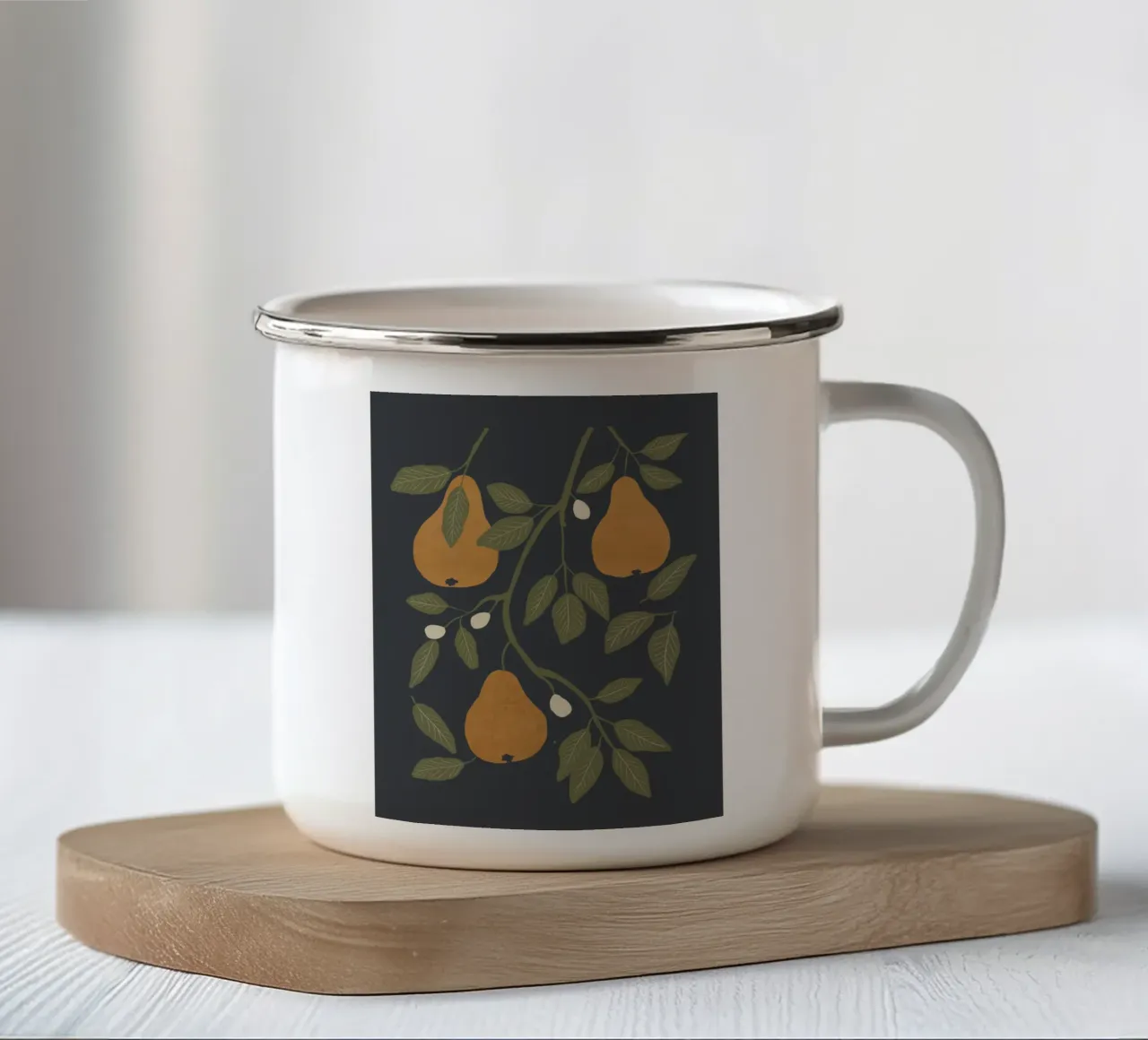 Pere tazza in smalto da ThingDesign