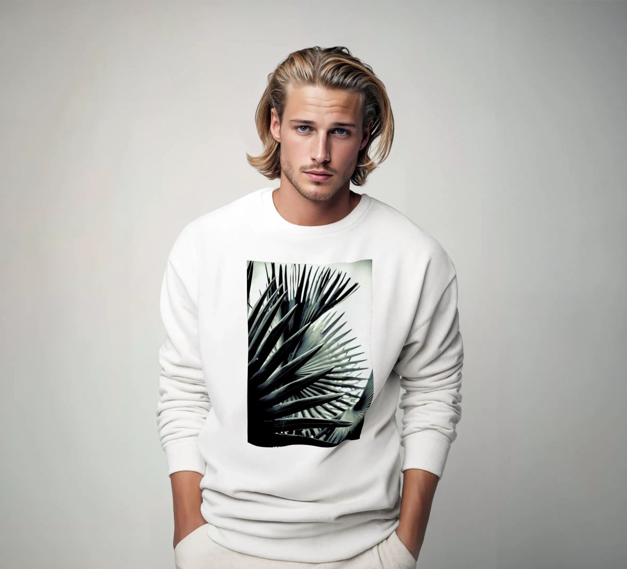 Palm Shade 2 Sweatshirt von Chris Abatzis