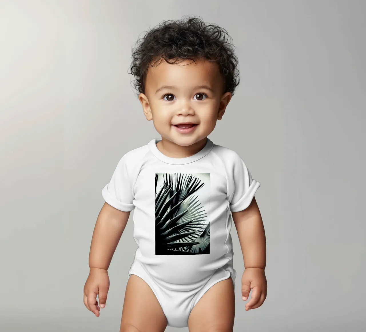 Palm Shade 2 body neonato maniche corte da Chris Abatzis