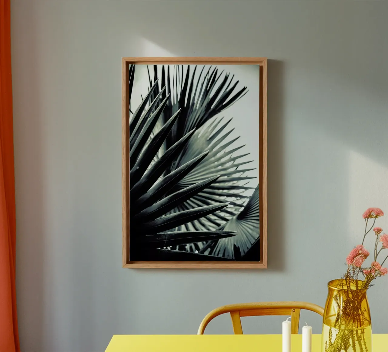 Palm Shade 2 tela con Cornice a cassetta da Chris Abatzis