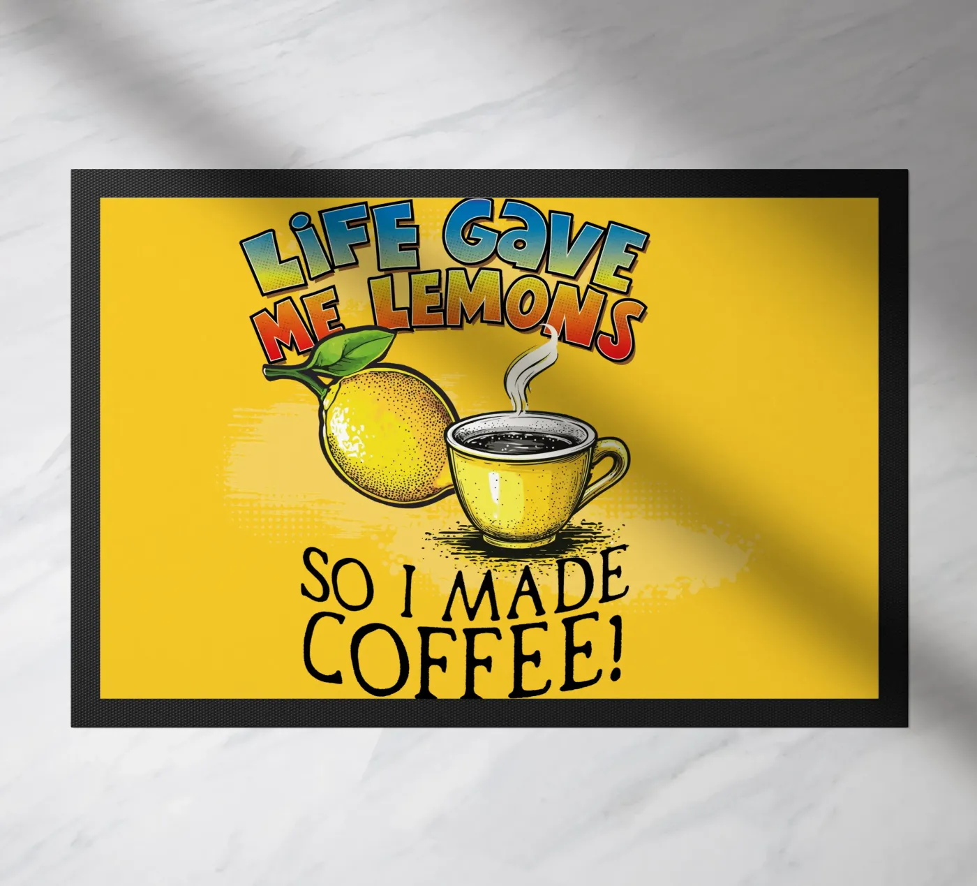 Lemons Fußmatte von Too Graphic