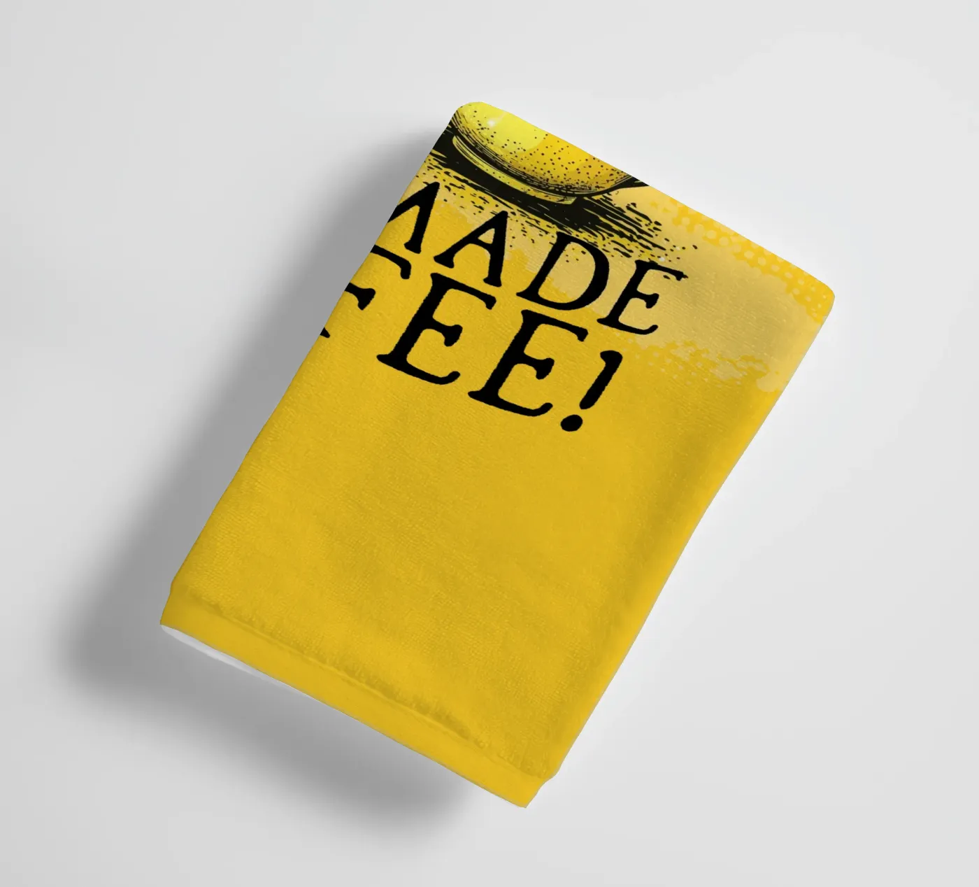 Lemons towel by Too Graphic