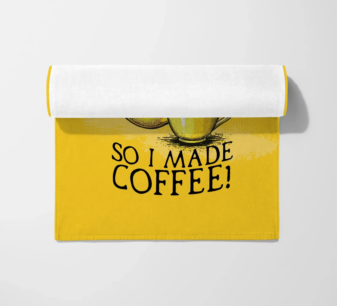 Lemons Strandtuch von Too Graphic