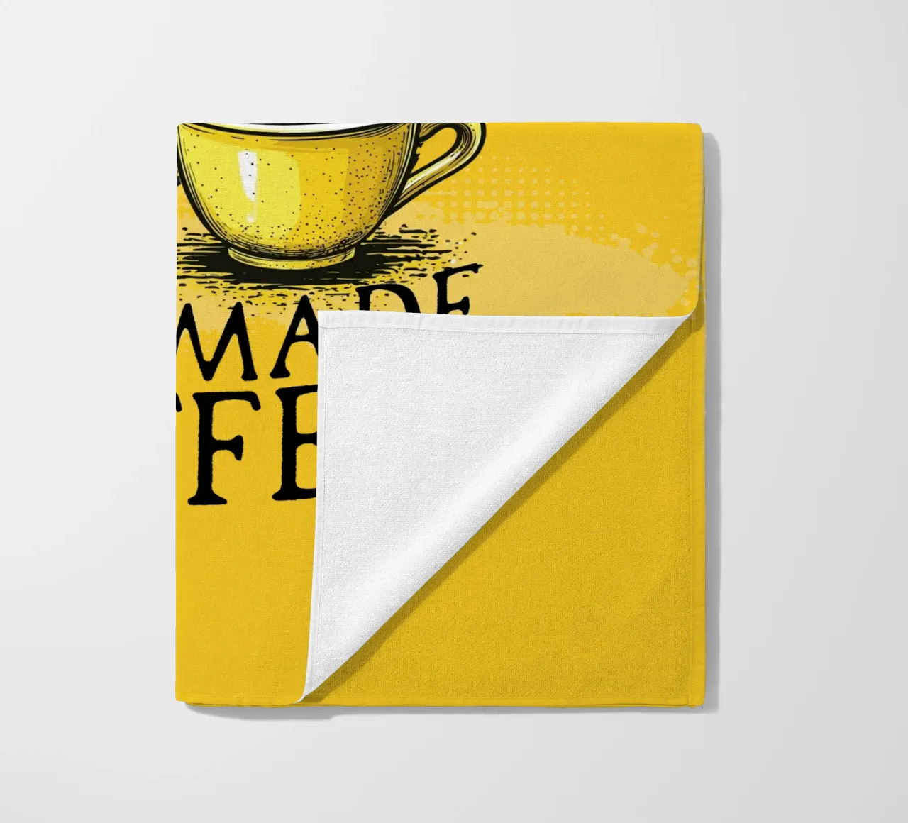 Lemons beach towel by Too Graphic