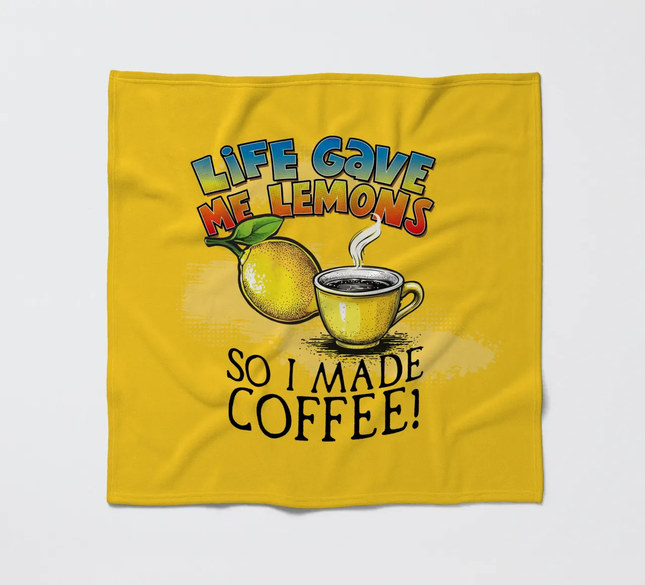 Lemons Fleecedecke von Too Graphic