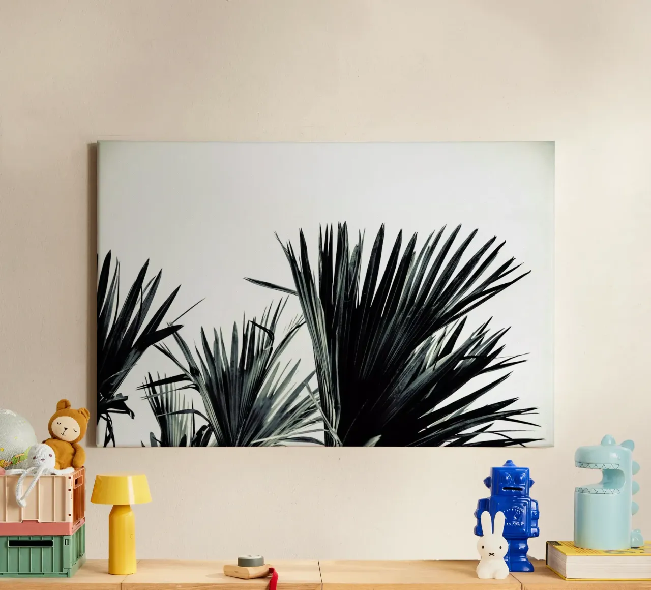 Palm Shade 3 tela con Cornice a cassetta da Chris Abatzis