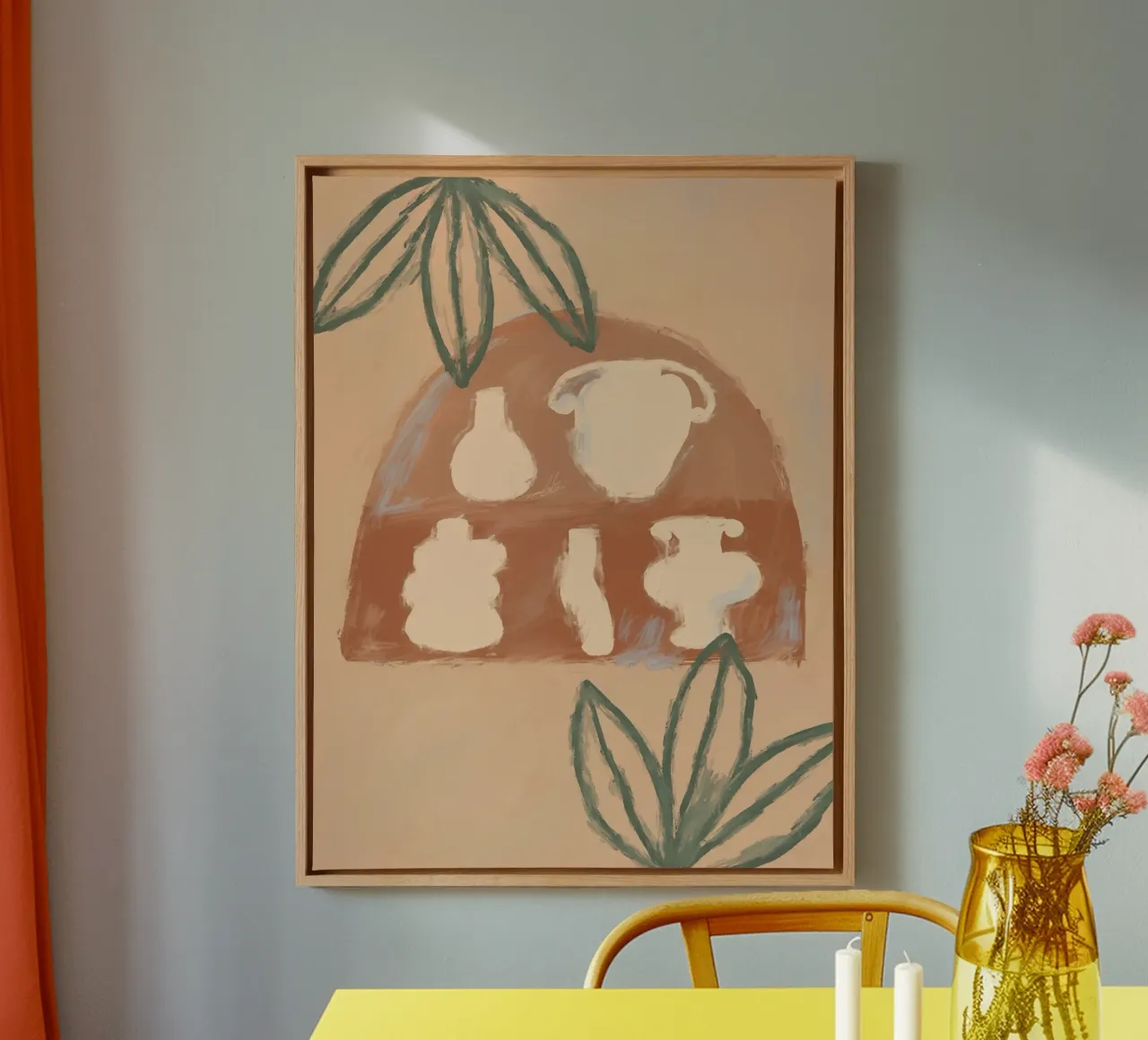 Vie Simple No 105 tela con Cornice a cassetta da treechild