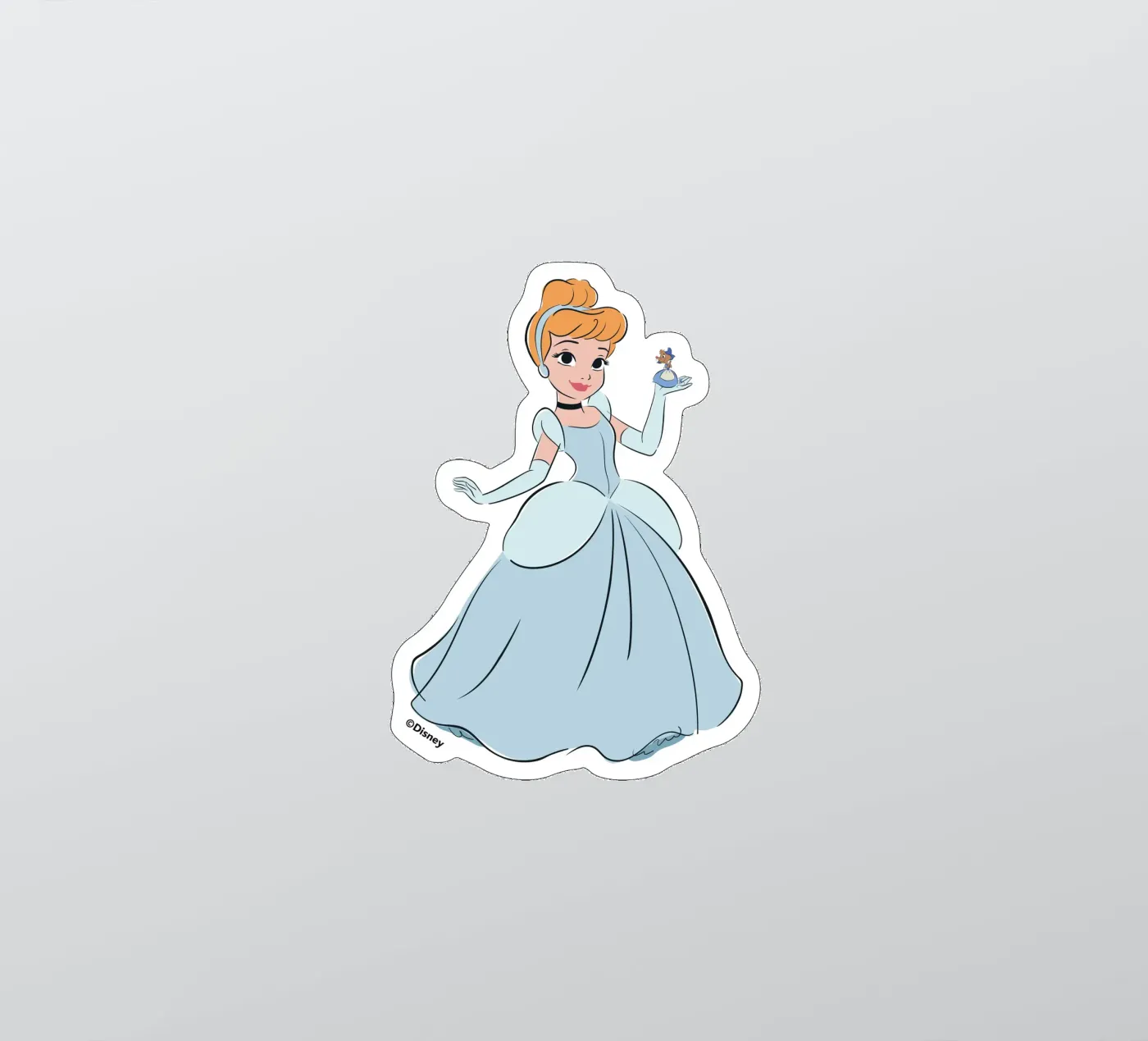 CINDERELLA sticker van DISNEY PRINCESS - Sticker Shop