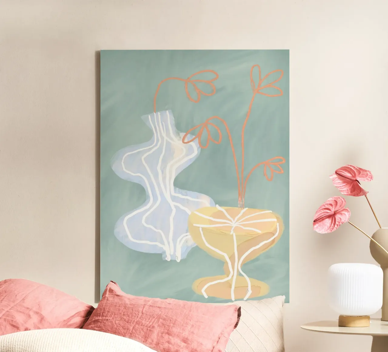 Vie Simple No 108 tela con Cornice a cassetta da treechild