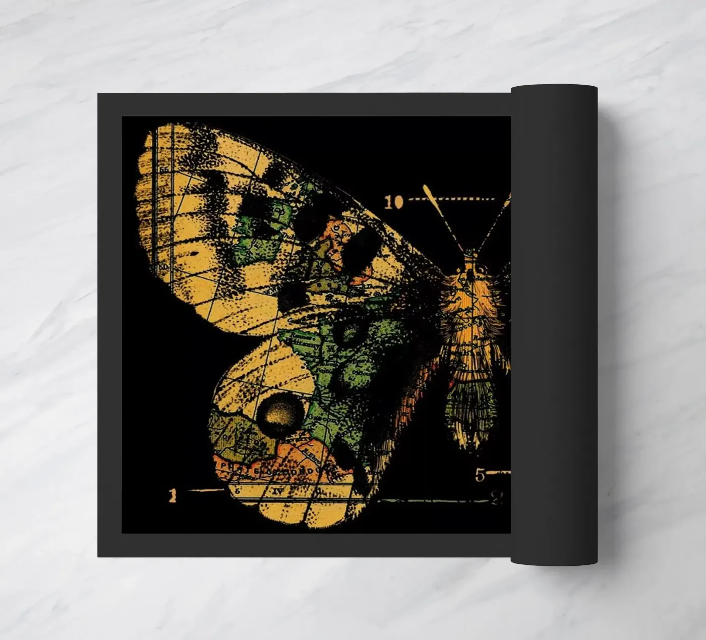 Time Flies deurmat van Tobe Fonseca