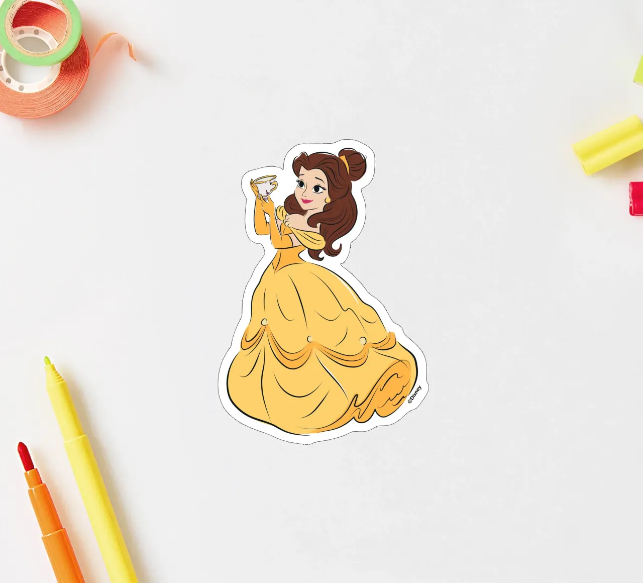 BELLE Sticker von DISNEY PRINCESS - Sticker Shop