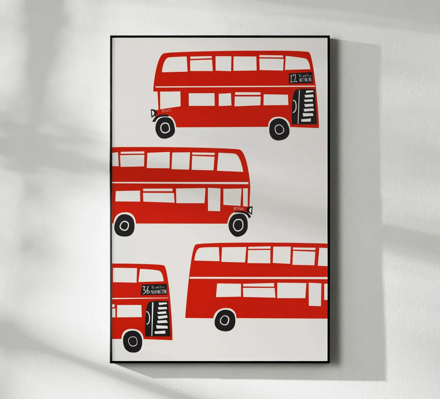 London Busses plexiglass da Fox & Velvet