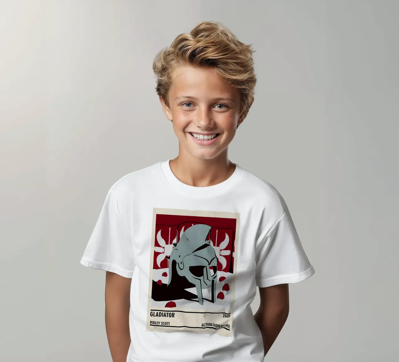 Gladiator kinder t-shirt van TheArtstudio