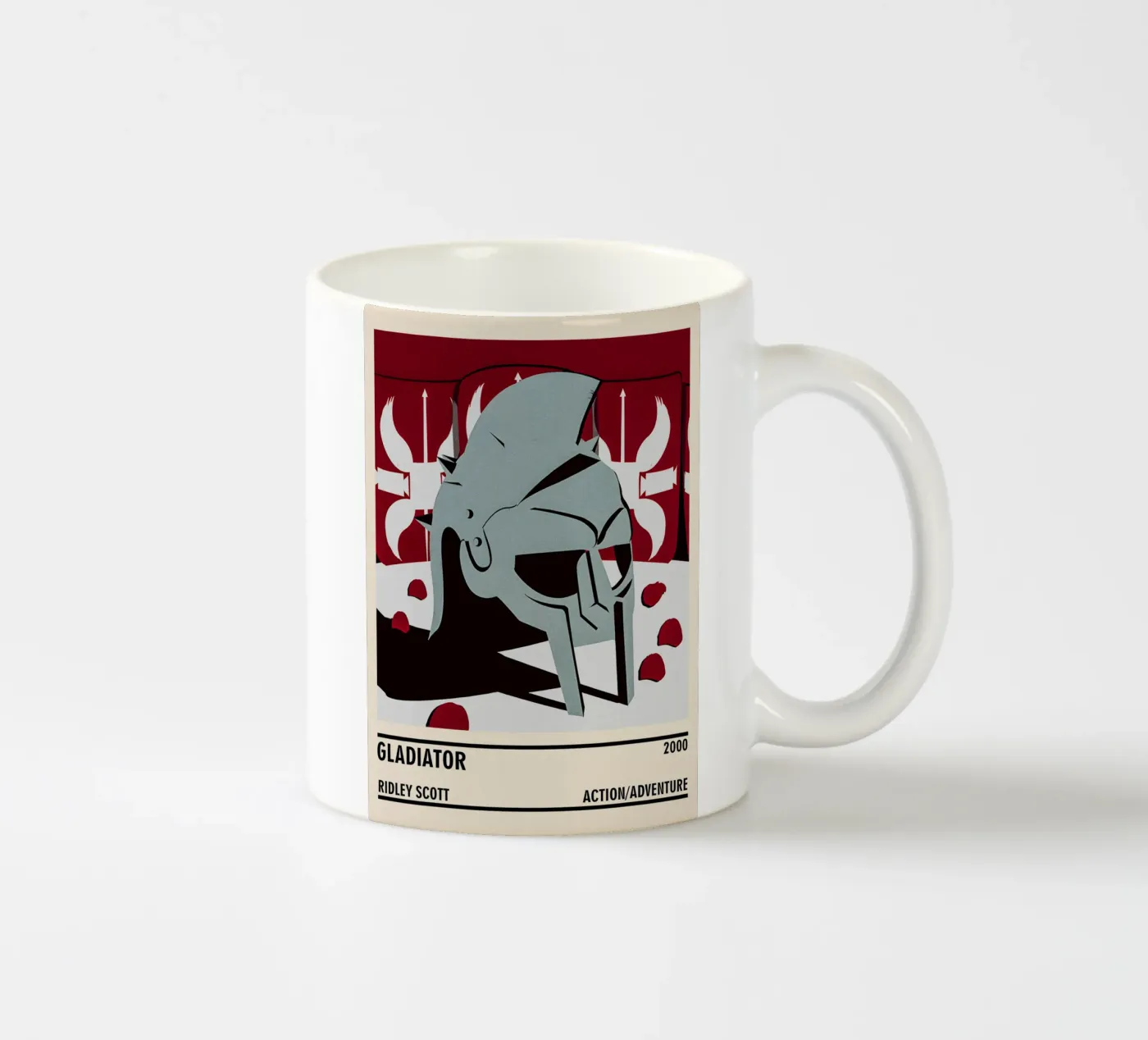 Gladiator ceramic mug by TheArtstudio