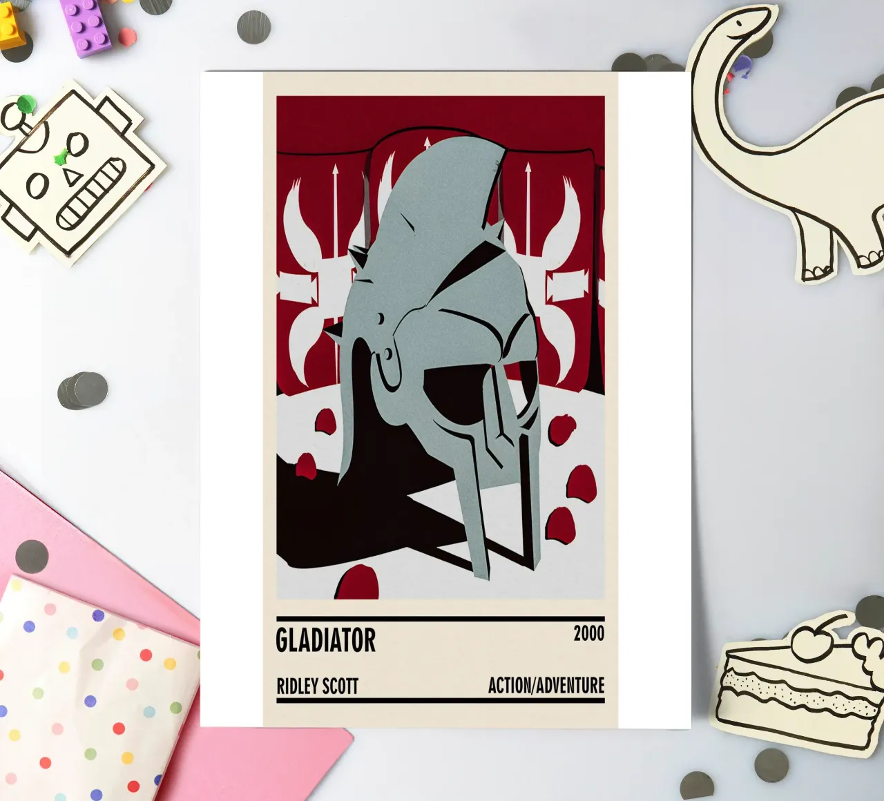 Gladiator sticker sheet by TheArtstudio