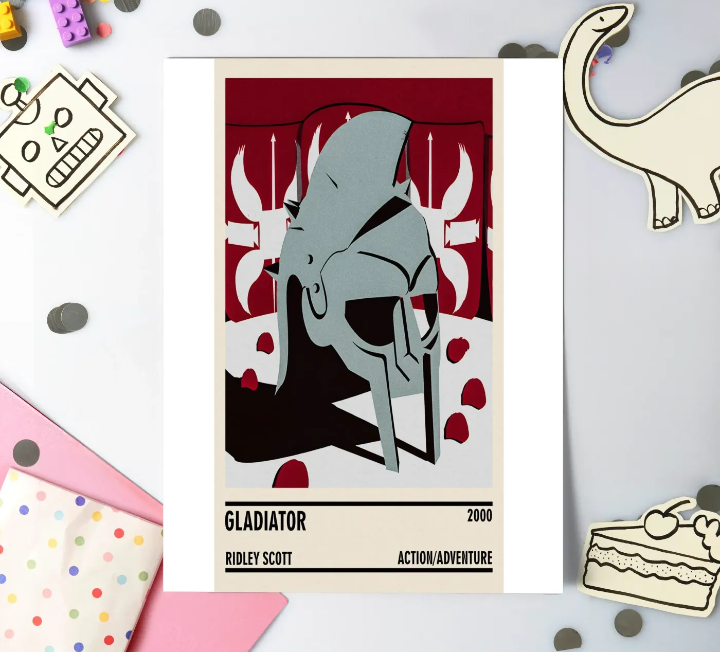 Gladiator sticker sheet by TheArtstudio