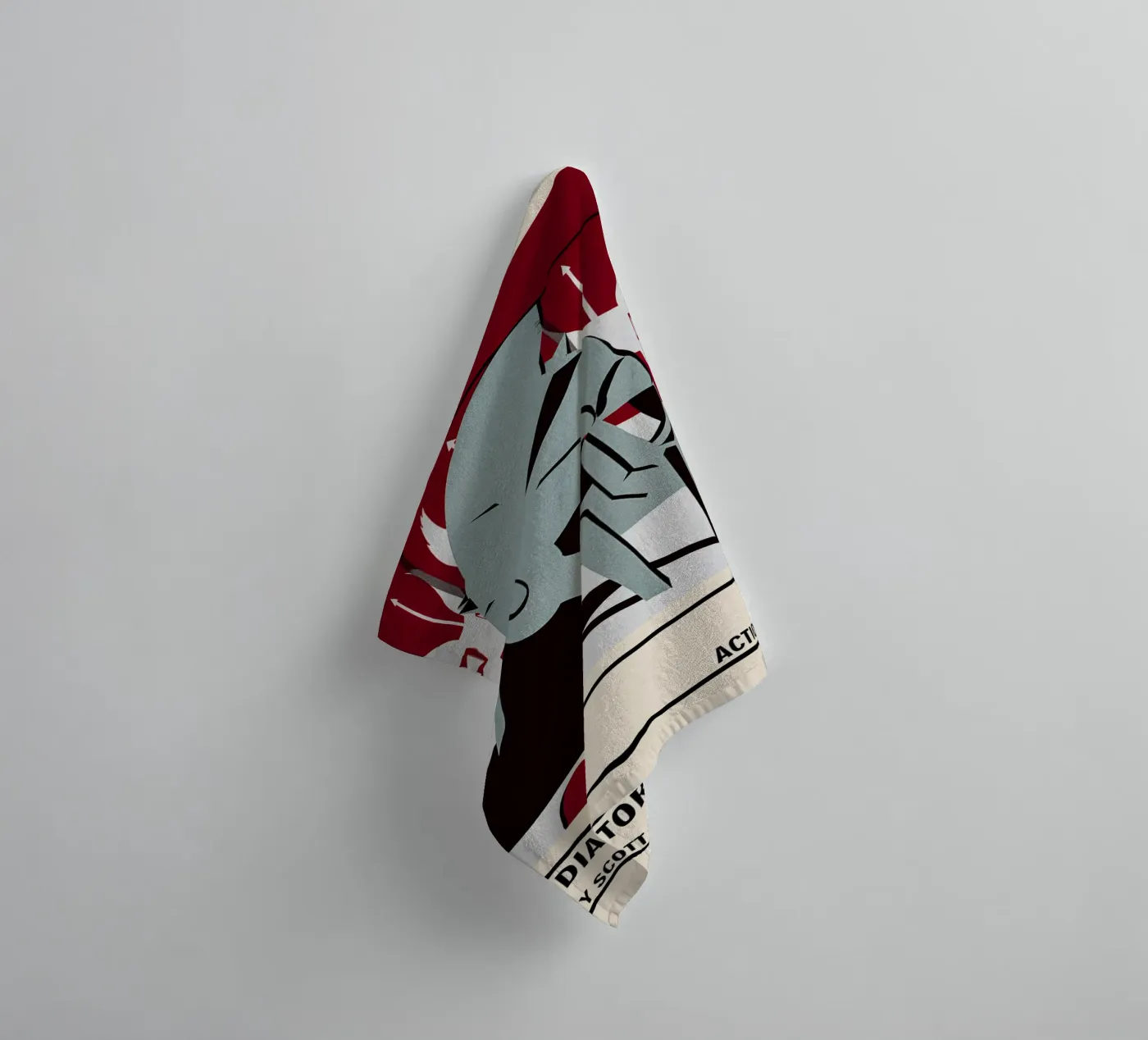 Gladiator badhanddoek van TheArtstudio